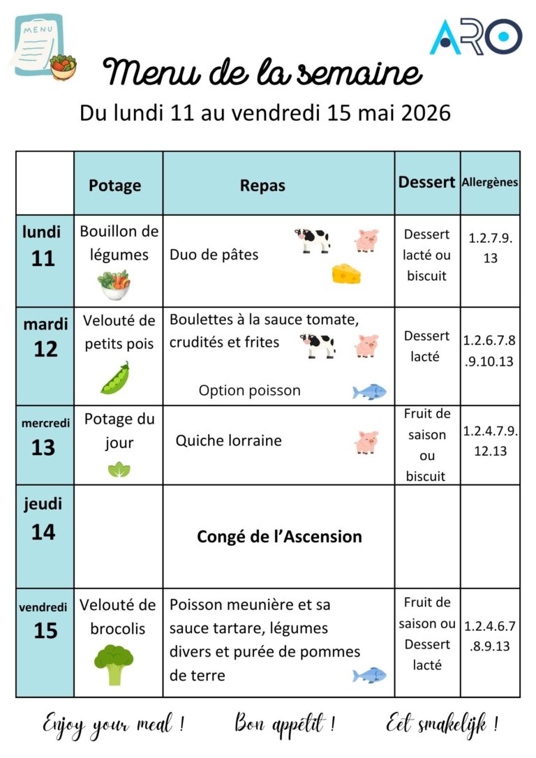 du 11/05 au 15/05/2026