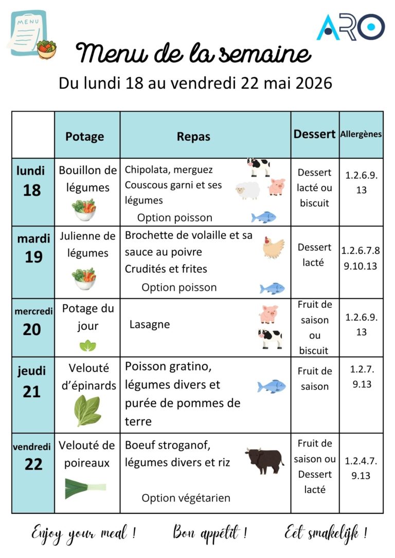 du 18 au 22/05/2026