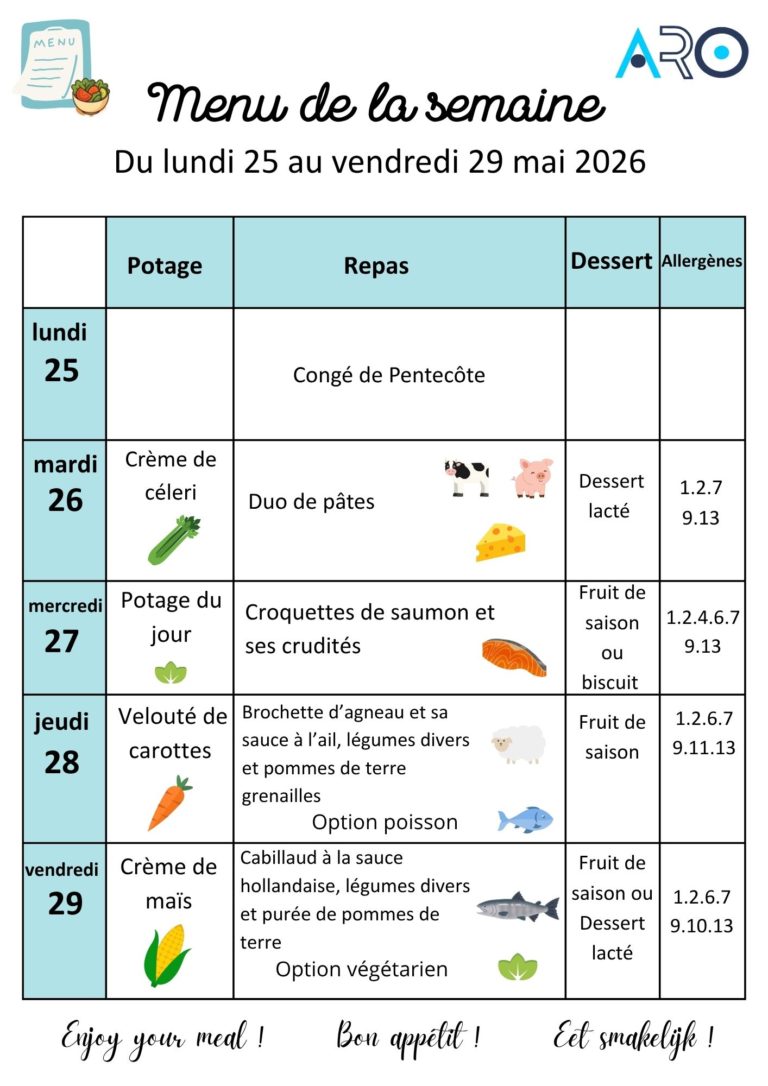 du 25 au 29/05/2026